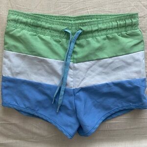 Minnow// Blue&Green Boardie Shorts